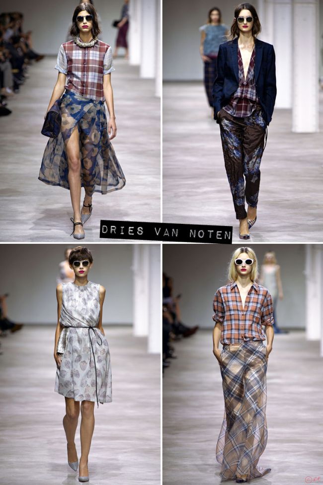 Dries Van Noten Fashio  Week Paris Pintemps Eté 2013