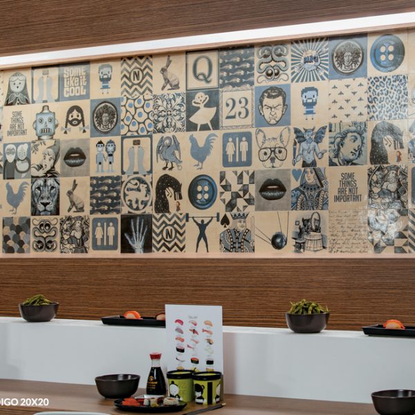 Indigo Décor Mix 20x20