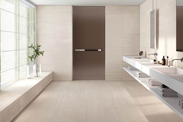 piastrelle bagno bianche