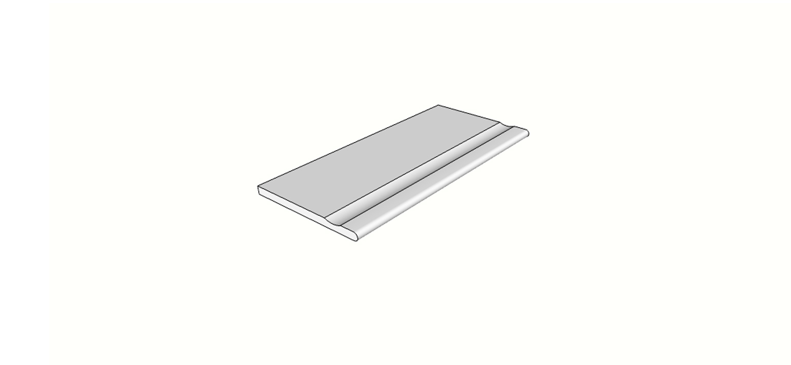 Angolo esterno completo (2pz) bordo becco di civetta svasato <span style="white-space:nowrap;">30x60 cm</span> &nbsp; <span style="white-space:nowrap;">sp. 20mm</span>