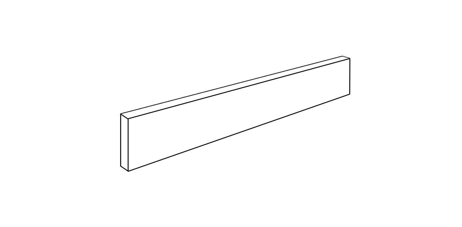 Battiscopa <span style="white-space:nowrap;">7,2x45 cm</span>